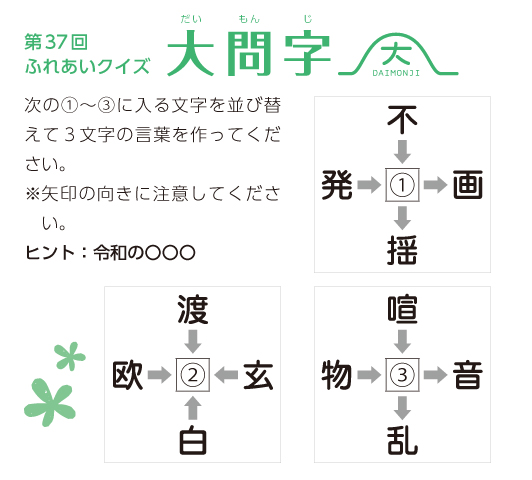 第37回ふれあいクイズ
